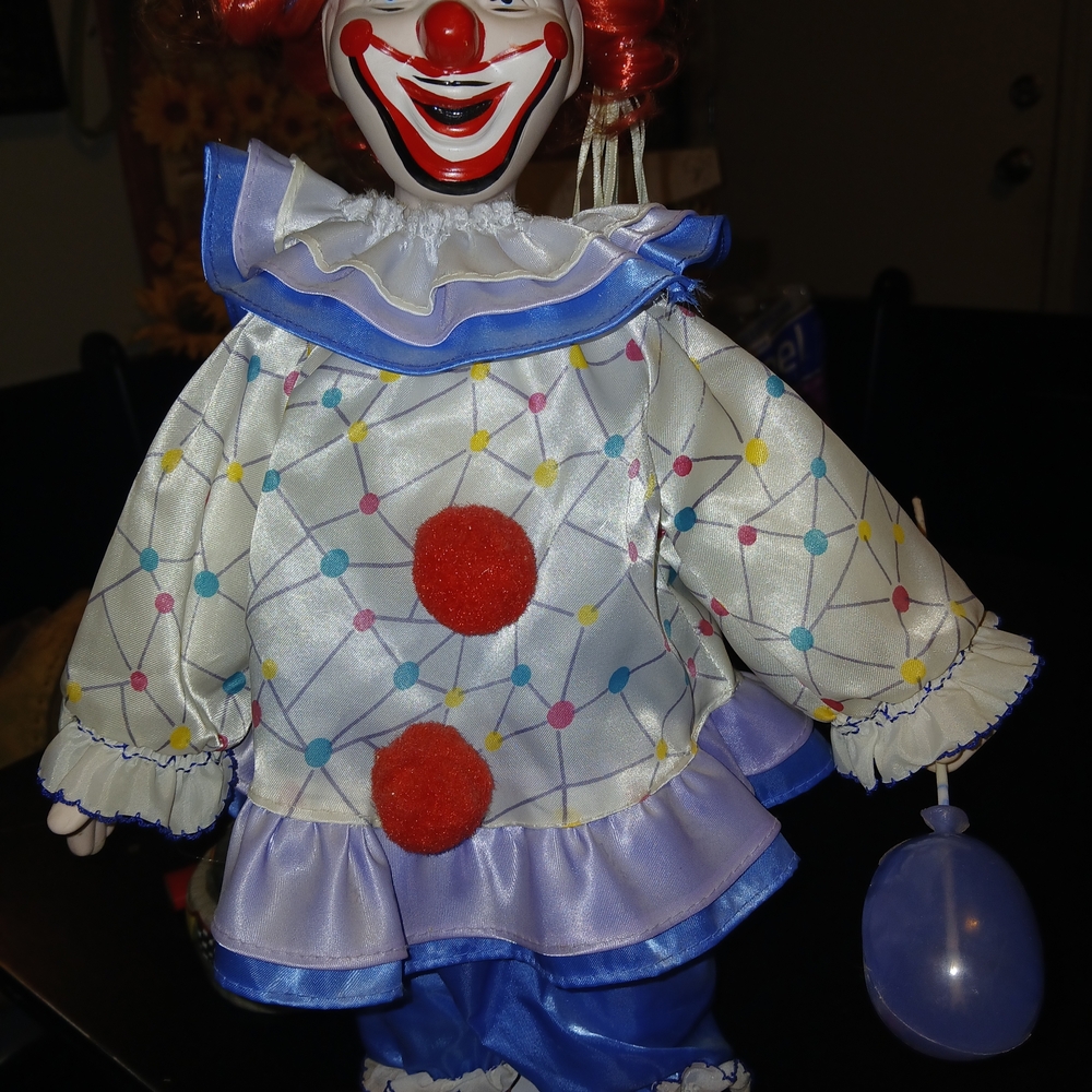 Heritage Mint 16" Happiness And Love, Loveable Louie Porcelain Clown